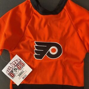 Philadelphia Flyers Orange Pet Dog Hockey Jersey Top